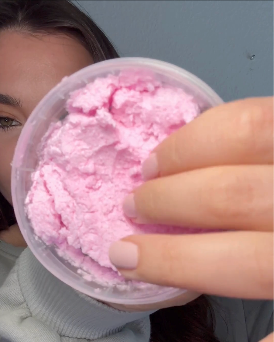 Fluffiges Shower mousse