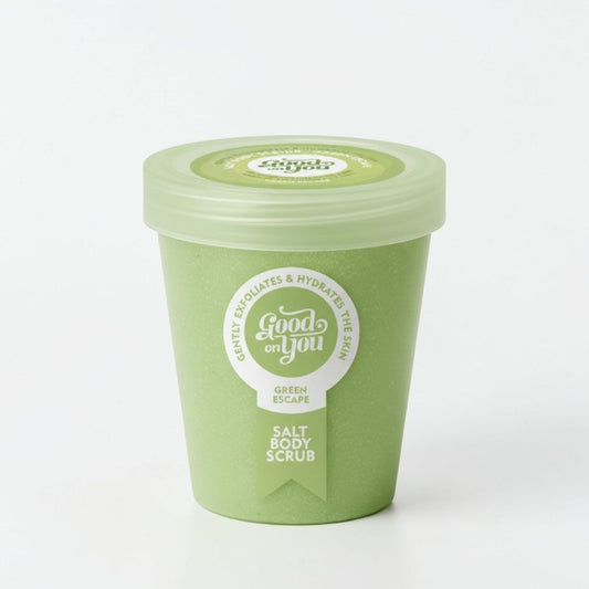 Salt Body Scrub Green Escape für glatte Haut