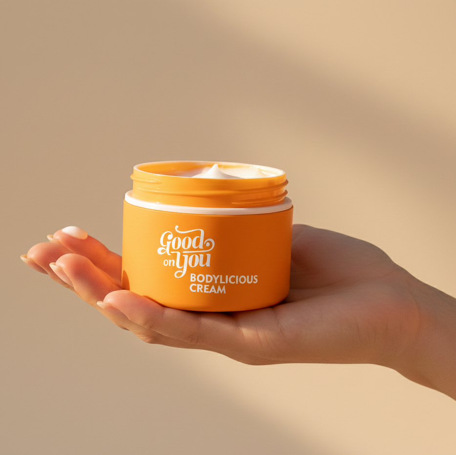 Bodylicious Cream set from BEN&ANNA, featuring two jars for smooth, firm, and soft skin.