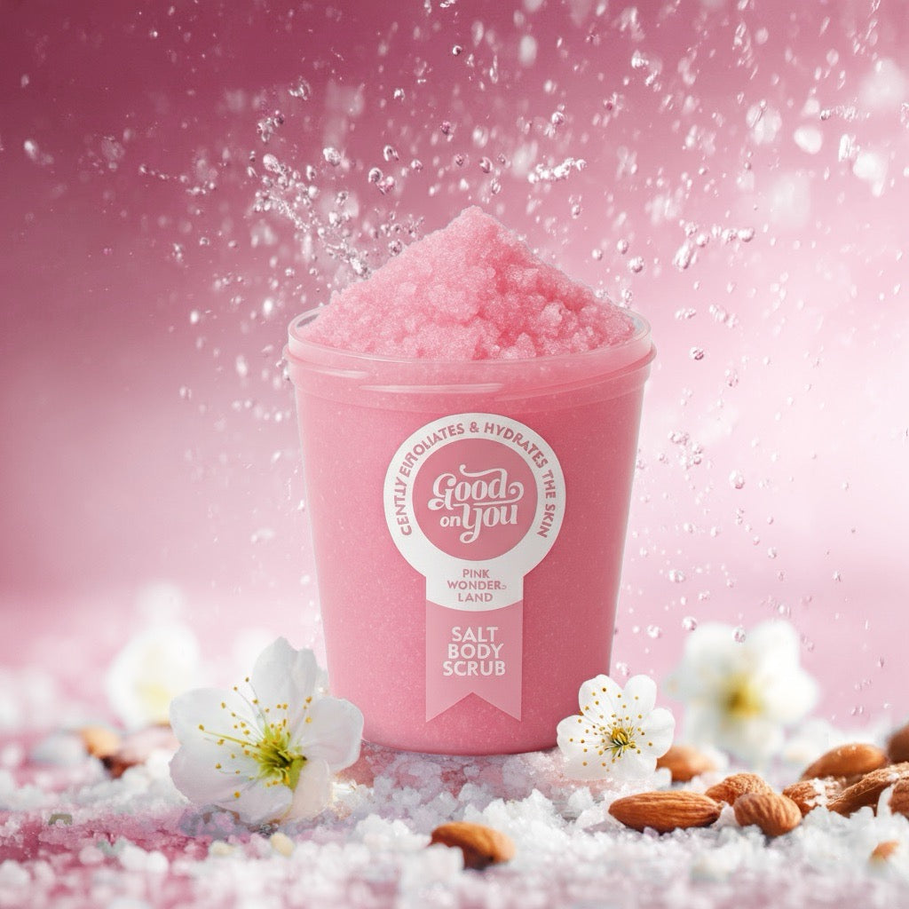 Salt Body Scrub Pink Wonderland für glatte Haut