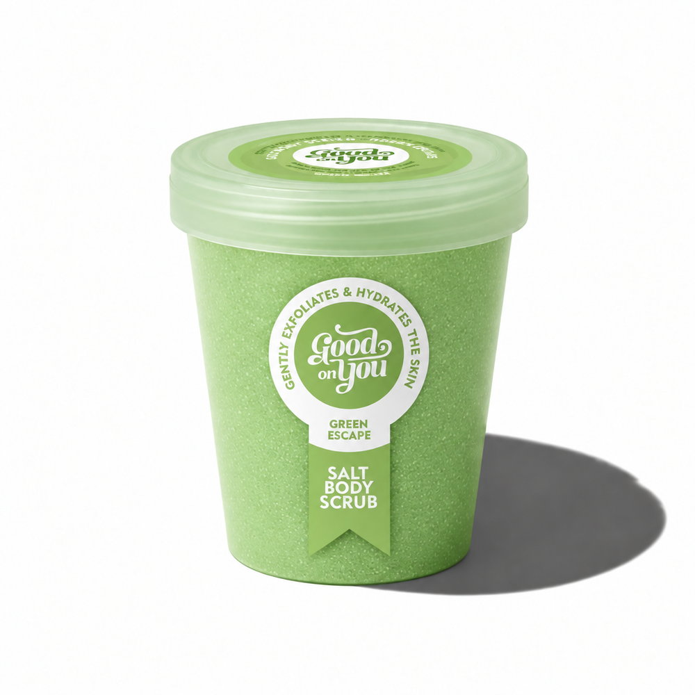 Salt Body Scrub Green Escape für glatte Haut