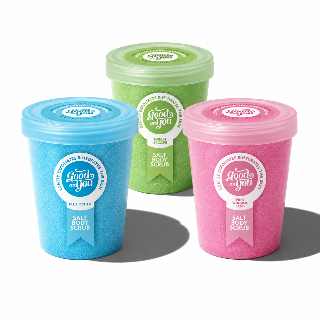 3er Set Salt Body Scrub